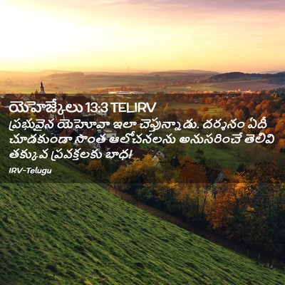 Picture 02 - యెహెజ్కేలు 13:3 TELIRV - ప్రభువైన యెహోవా - Bible Verse Picture