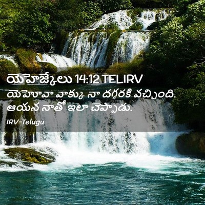 Picture 02 - యెహెజ్కేలు 14:12 TELIRV - యెహోవా వాక్కు నా - Bible Verse Picture