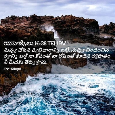 Picture 02 - యెహెజ్కేలు 16:38 TELIRV - నువ్వు చేసిన - Bible Verse Picture
