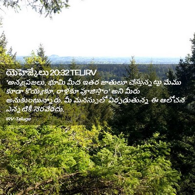 Picture 02 - యెహెజ్కేలు 20:32 TELIRV - ‘అన్యప్రజలు, భూమి - Bible Verse Picture