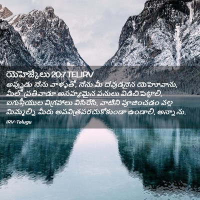Picture 02 - యెహెజ్కేలు 20:7 TELIRV - అప్పుడు నేను - Bible Verse Picture