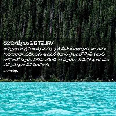 Picture 02 - యెహెజ్కేలు 3:12 TELIRV - అప్పుడు దేవుని - Bible Verse Picture