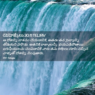 Picture 02 - యెహెజ్కేలు 30:11 TELIRV - ఆ దేశాన్ని నాశనం - Bible Verse Picture