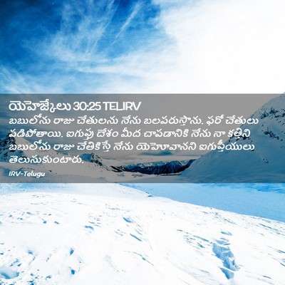 Picture 02 - యెహెజ్కేలు 30:25 TELIRV - బబులోను రాజు - Bible Verse Picture