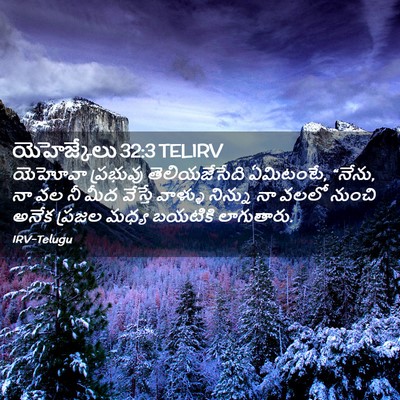 Picture 02 - యెహెజ్కేలు 32:3 TELIRV - యెహోవా ప్రభువు - Bible Verse Picture