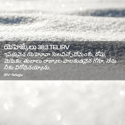 Picture 02 - యెహెజ్కేలు 38:3 TELIRV - “ప్రభువైన యెహోవా - Bible Verse Picture