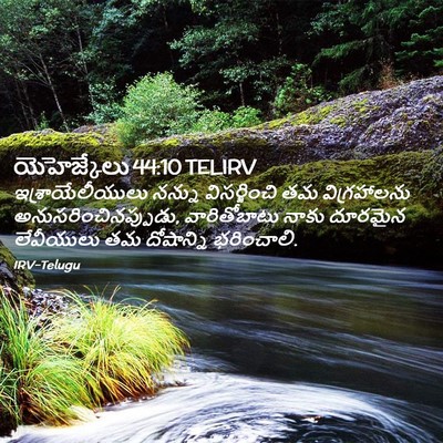 Picture 02 - యెహెజ్కేలు 44:10 TELIRV - ఇశ్రాయేలీయులు - Bible Verse Picture
