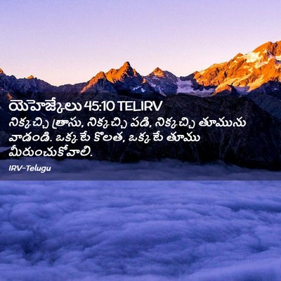 Picture 02 - యెహెజ్కేలు 45:10 TELIRV - నిక్కచ్చి త్రాసు, - Bible Verse Picture