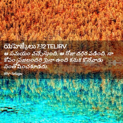 Picture 02 - యెహెజ్కేలు 7:12 TELIRV - ఆ సమయం - Bible Verse Picture