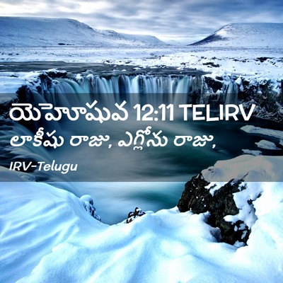 Picture 02 - యెహోషువ 12:11 TELIRV - లాకీషు రాజు, - Bible Verse Picture