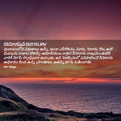 Picture 02 - యెహోషువ 13:21 TELIRV - మైదానంలోని - Bible Verse Picture