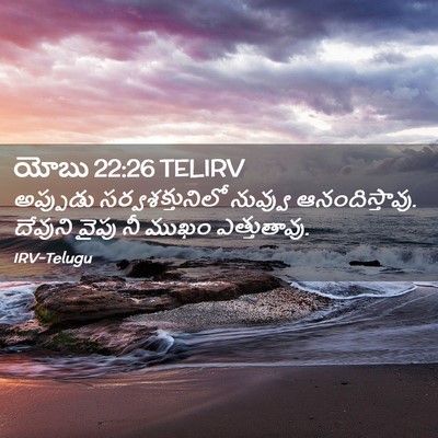 Picture 02 - యోబు 22:26 TELIRV - అప్పుడు - Bible Verse Picture