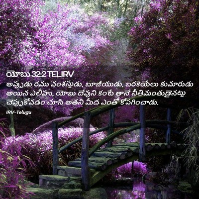 Picture 02 - యోబు 32:2 TELIRV - అప్పుడు రము - Bible Verse Picture