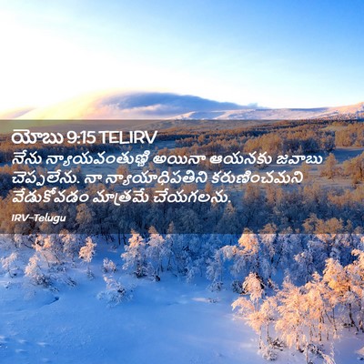 Picture 02 - యోబు 9:15 TELIRV - నేను - Bible Verse Picture