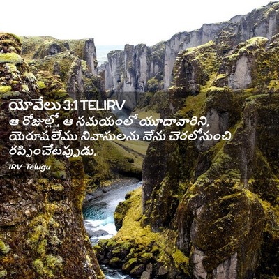 Picture 02 - యోవేలు 3:1 TELIRV - ఆ రోజుల్లో, ఆ - Bible Verse Picture