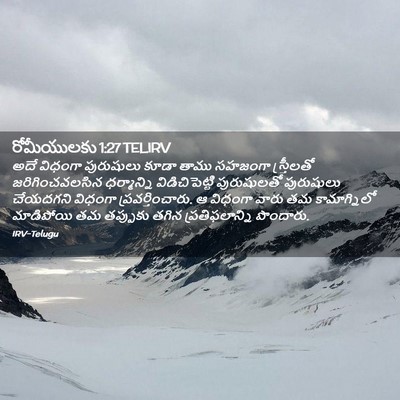 Picture 02 - రోమీయులకు 1:27 TELIRV - అదే విధంగా - Bible Verse Picture
