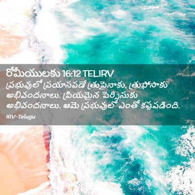 Picture 02 - రోమీయులకు 16:12 TELIRV - ప్రభువులో - Bible Verse Picture