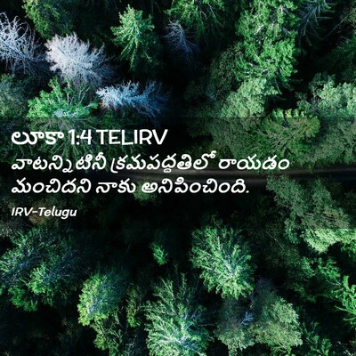 Picture 02 - లూకా 1:4 TELIRV - వాటన్నిటినీ - Bible Verse Picture