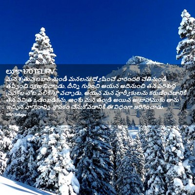 Picture 02 - లూకా 1:70 TELIRV - మన శత్రువులబారి - Bible Verse Picture