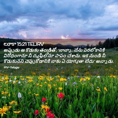 Picture 02 - లూకా 15:21 TELIRV - అప్పుడు ఆ కొడుకు - Bible Verse Picture