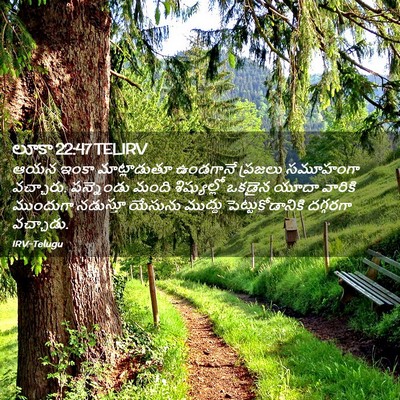 Picture 02 - లూకా 22:47 TELIRV - ఆయన ఇంకా - Bible Verse Picture