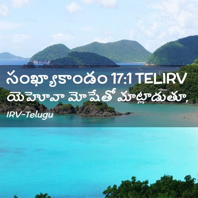 Picture 02 - సంఖ్యాకాండం 17:1 TELIRV - యెహోవా మోషేతో - Bible Verse Picture