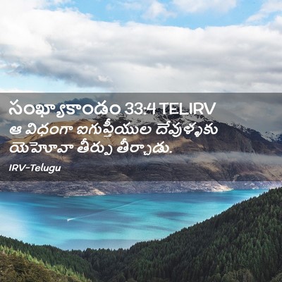 Picture 02 - సంఖ్యాకాండం 33:4 TELIRV - ఆ విధంగా - Bible Verse Picture