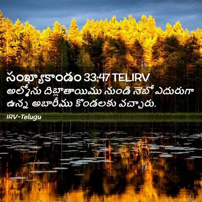 Picture 02 - సంఖ్యాకాండం 33:47 TELIRV - అల్మోను - Bible Verse Picture