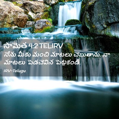 Picture 02 - సామెత 4:2 TELIRV - నేను మీకు మంచి - Bible Verse Picture