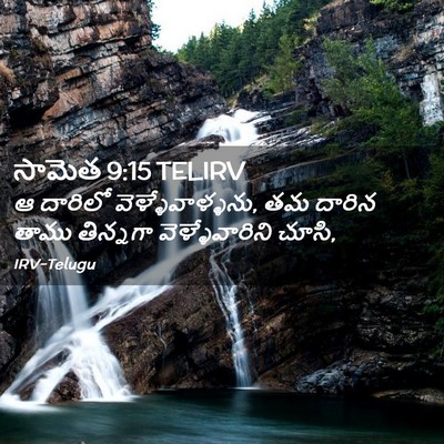 Picture 02 - సామెత 9:15 TELIRV - ఆ దారిలో - Bible Verse Picture