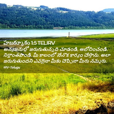 Picture 02 - హబక్కూకు 1:5 TELIRV - అన్యజనుల్లో - Bible Verse Picture