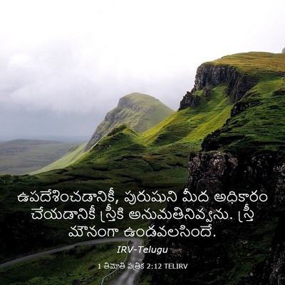 Picture 03 - 1 తిమోతి పత్రిక 2:12 TELIRV - ఉపదేశించడానికీ, - Bible Verse Picture