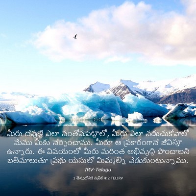 Picture 03 - 1 తెస్సలోనిక పత్రిక 4:2 TELIRV - మీరు దేవుణ్ణి ఎలా - Bible Verse Picture