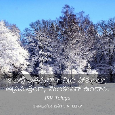 Picture 03 - 1 తెస్సలోనిక పత్రిక 5:6 TELIRV - కాబట్టి - Bible Verse Picture