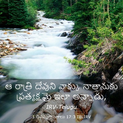 Picture 03 - 1 దినవృత్తాంతాలు 17:3 TELIRV - ఆ రాత్రి దేవుని - Bible Verse Picture