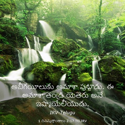 Picture 03 - 1 దినవృత్తాంతాలు 2:17 TELIRV - అబీగయీలుకు అమాశా - Bible Verse Picture