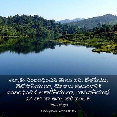 Picture 03 - 1 దినవృత్తాంతాలు 2:54 TELIRV - శల్మాకు - Bible Verse Picture