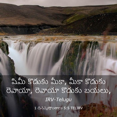 Picture 03 - 1 దినవృత్తాంతాలు 5:5 TELIRV - షిమీ కొడుకు మీకా, - Bible Verse Picture