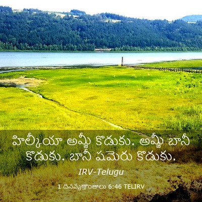 Picture 03 - 1 దినవృత్తాంతాలు 6:46 TELIRV - హిల్కీయా అమ్జీ - Bible Verse Picture