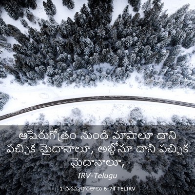 Picture 03 - 1 దినవృత్తాంతాలు 6:74 TELIRV - ఆషేరుగోత్రం నుండి - Bible Verse Picture