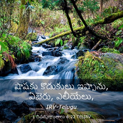 Picture 03 - 1 దినవృత్తాంతాలు 8:22 TELIRV - షాషకు కొడుకులు - Bible Verse Picture