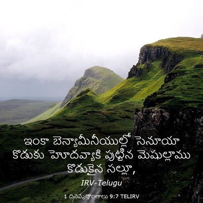 Picture 03 - 1 దినవృత్తాంతాలు 9:7 TELIRV - ఇంకా - Bible Verse Picture