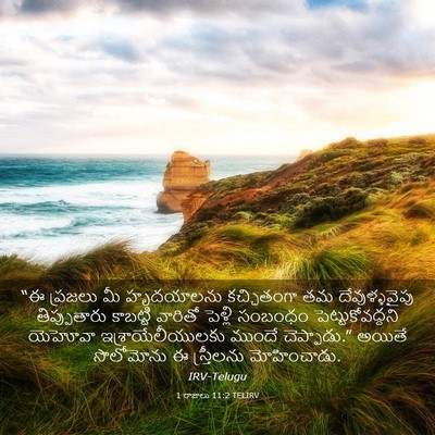 Picture 03 - 1 రాజులు 11:2 TELIRV - “ఈ ప్రజలు మీ - Bible Verse Picture