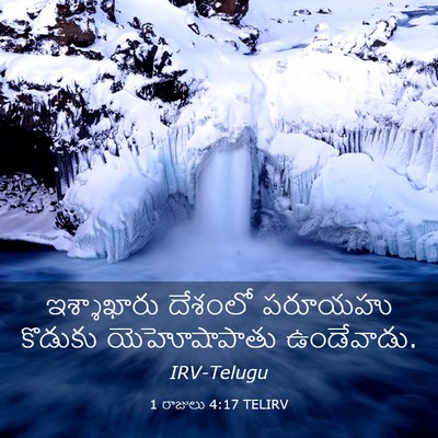 Picture 03 - 1 రాజులు 4:17 TELIRV - ఇశ్శాఖారు దేశంలో - Bible Verse Picture