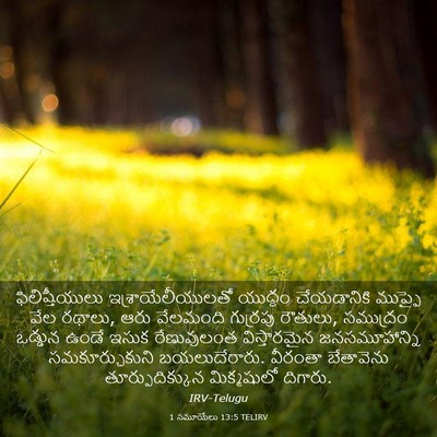 Picture 03 - 1 సమూయేలు 13:5 TELIRV - ఫిలిష్తీయులు - Bible Verse Picture