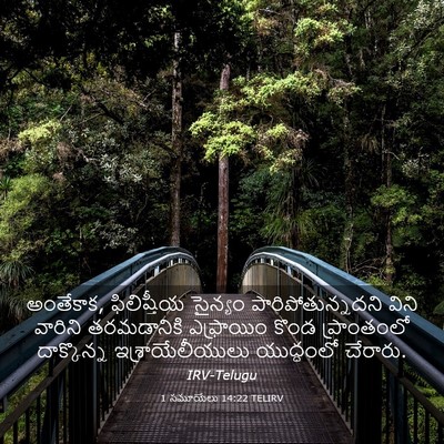 Picture 03 - 1 సమూయేలు 14:22 TELIRV - అంతేకాక, - Bible Verse Picture