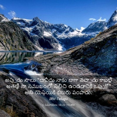Picture 03 - 1 సమూయేలు 16:22 TELIRV - అప్పుడు సౌలు - Bible Verse Picture