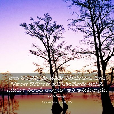 Picture 03 - 1 సమూయేలు 16:6 TELIRV - వారు వచ్చినప్పుడు - Bible Verse Picture