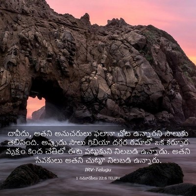 Picture 03 - 1 సమూయేలు 22:6 TELIRV - దావీదు, అతని - Bible Verse Picture
