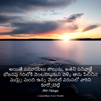 Picture 03 - 1 సమూయేలు 9:22 TELIRV - అయితే సమూయేలు - Bible Verse Picture